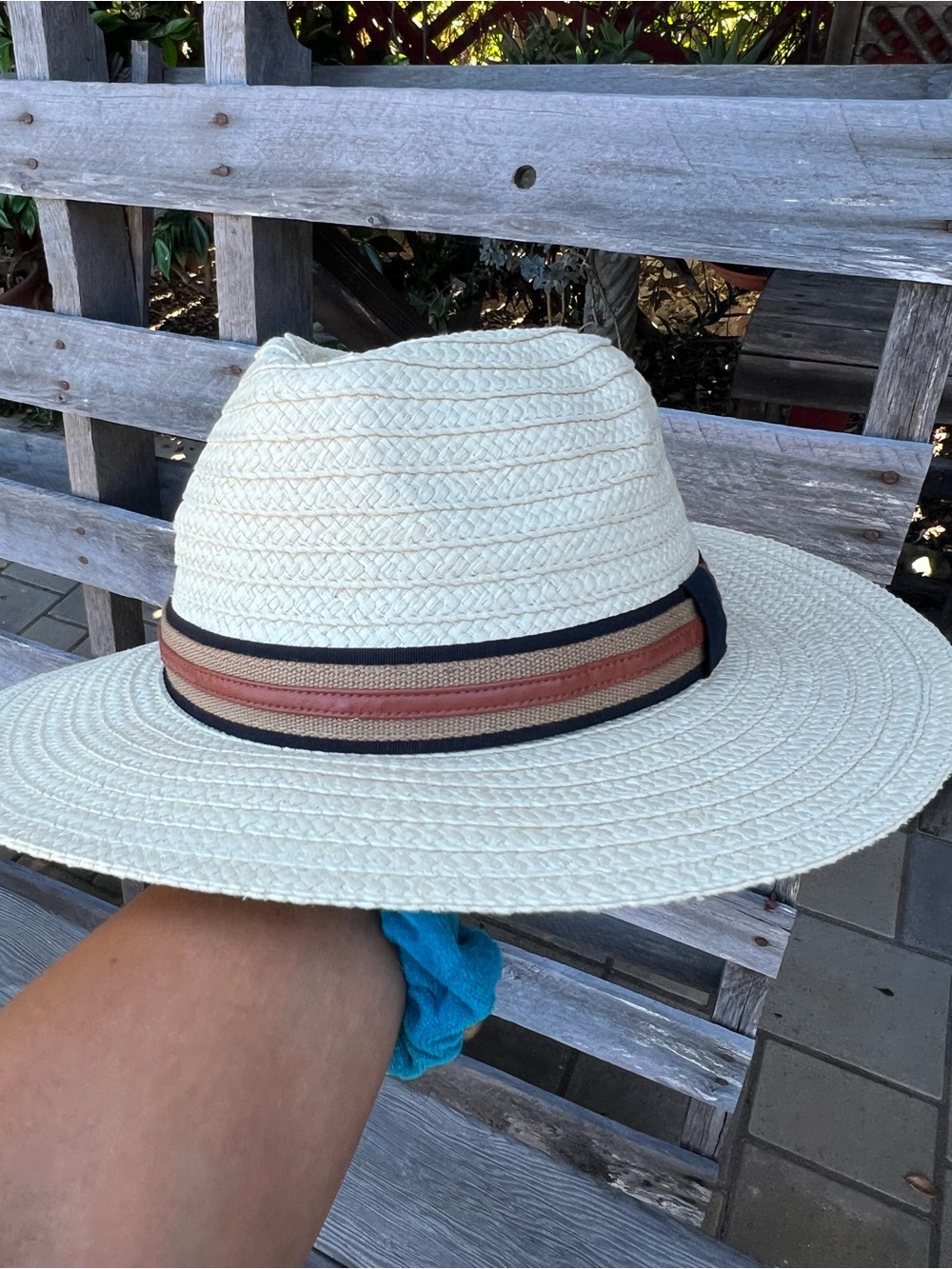 San Diego Hat Company Unisex Fedora Sun Hat SPF 50 Paper Straw NWT - Picture 7 of 10